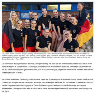 RRC Boogie Garching - Formation 'Young Sensations'